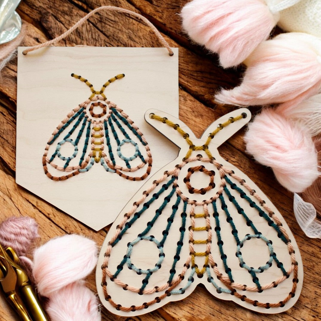 Mystic Moth DIY Embroidery Kit