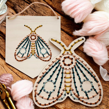 Mystic Moth DIY Embroidery Kit