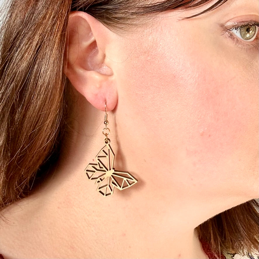 Origami Flutter Earrings
