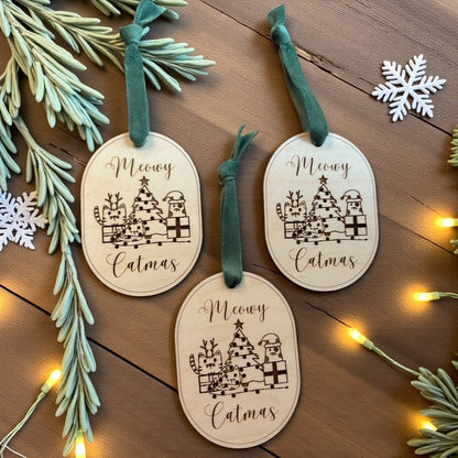 Meowy Catmas Christmas Ornament