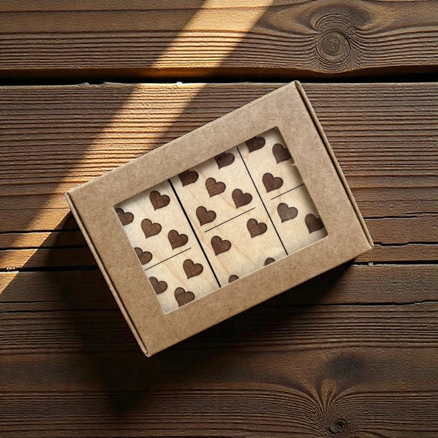 Maple Wood Dominoes Game - Gift Set