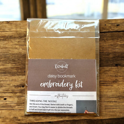 Daisy Bookmark DIY Embroidery Kit