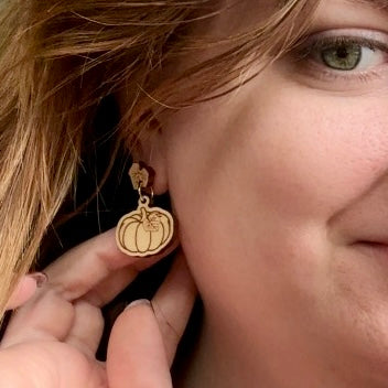 Pumpkin Patch Stud Earrings