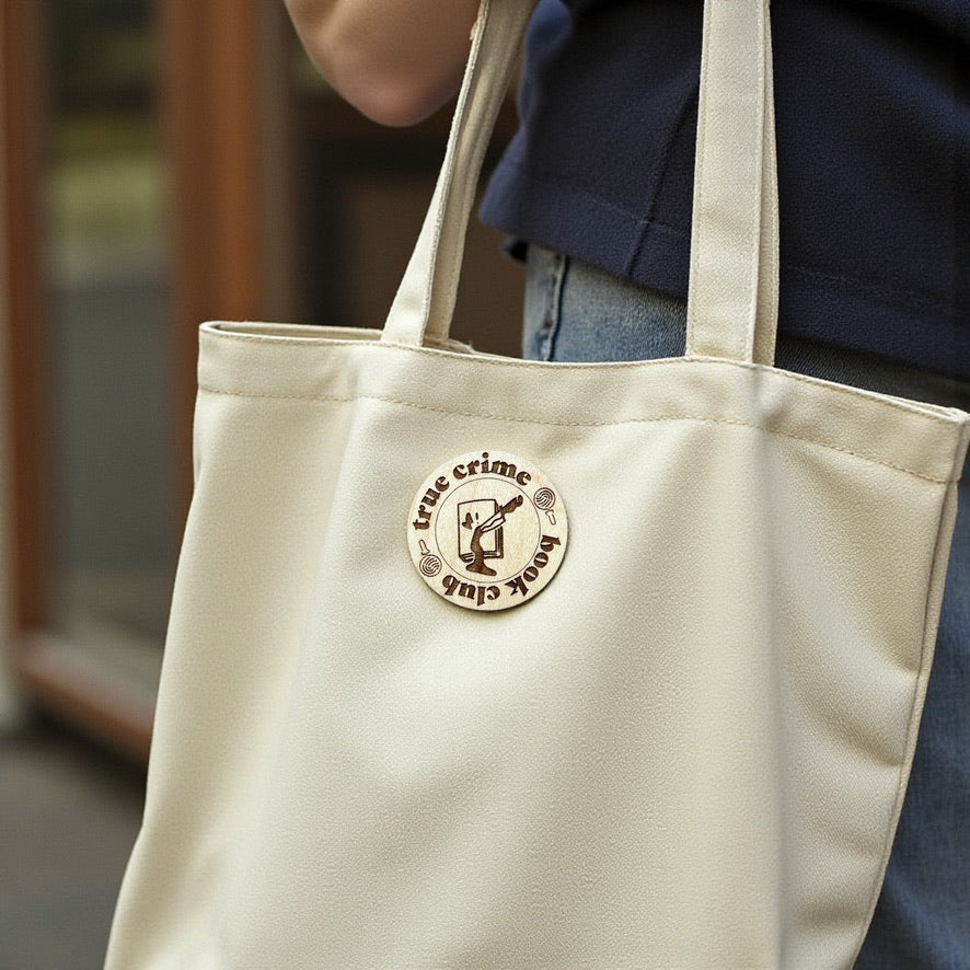 Book Club Badge Pin - True Crime