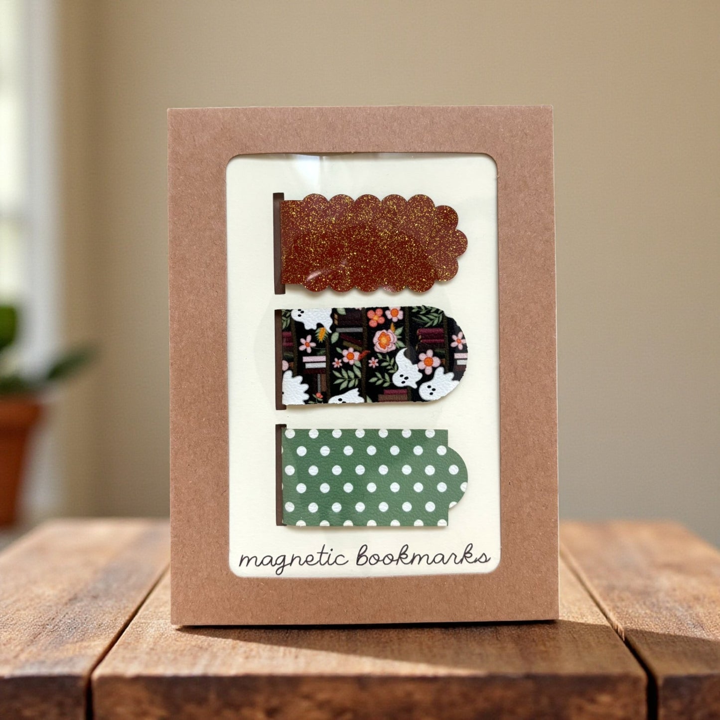 Ghosts & Garden Pages Magnetic Bookmarks