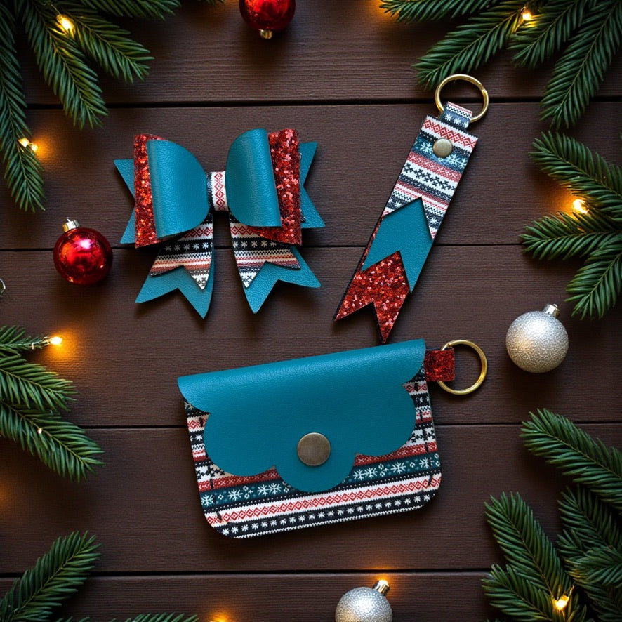 Scallop Charm Pouch - Nordic Noel