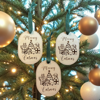 Meowy Catmas Christmas Ornament