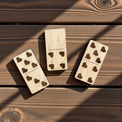 Maple Wood Dominoes Game - Gift Set