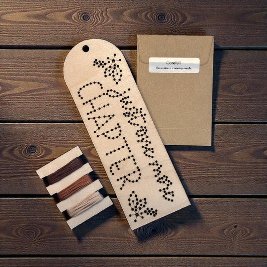 Crafty Reader Bookmark - DIY Embroidery Kit