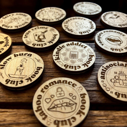 Book Club Badge Pin - Why Choose