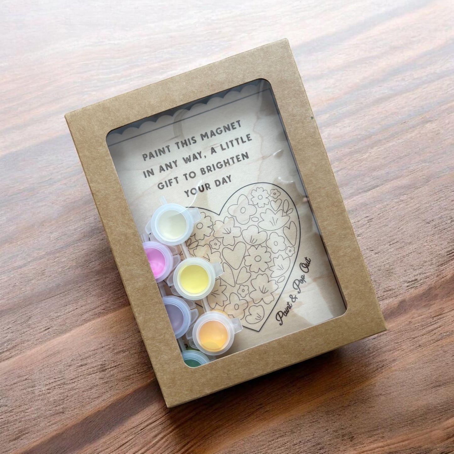 Bloom & Color Magnet - Paint & Pop Out Card - Paint Kit