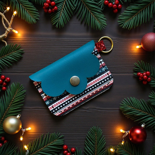 Scallop Charm Pouch - Nordic Noel