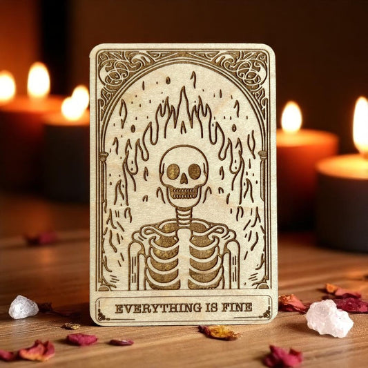 Everything Is Fine Tarot Card