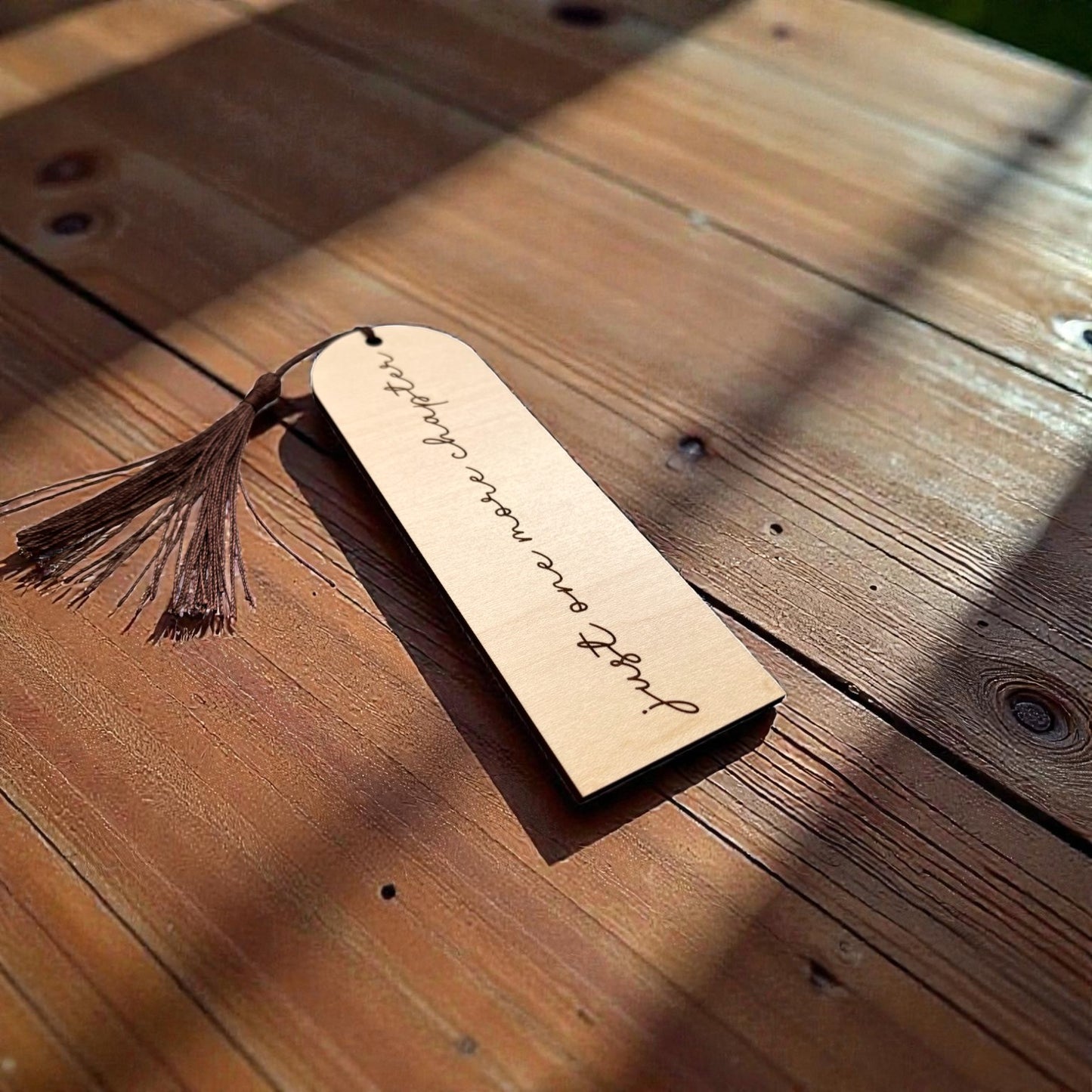 Just One More Chapter - Arch Bookmark