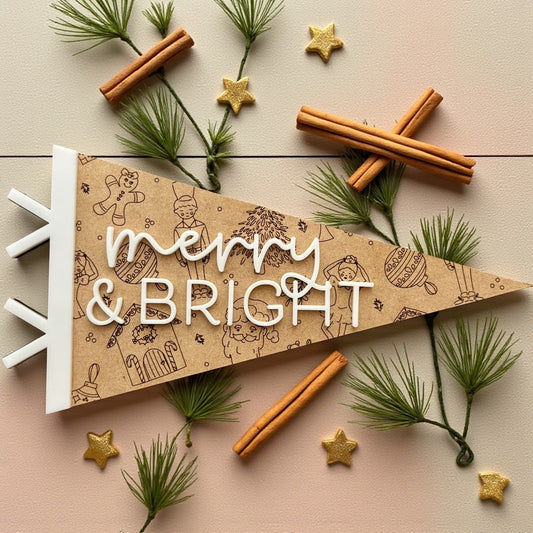 Merry & Bright Banner