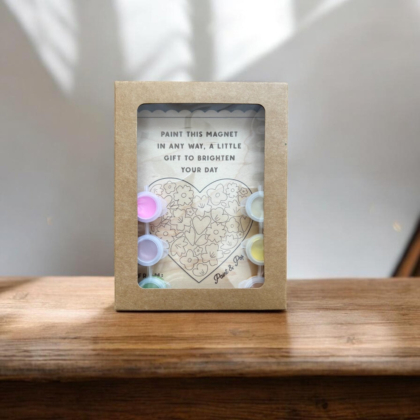 Bloom & Color Magnet - Paint & Pop Out Card - Paint Kit