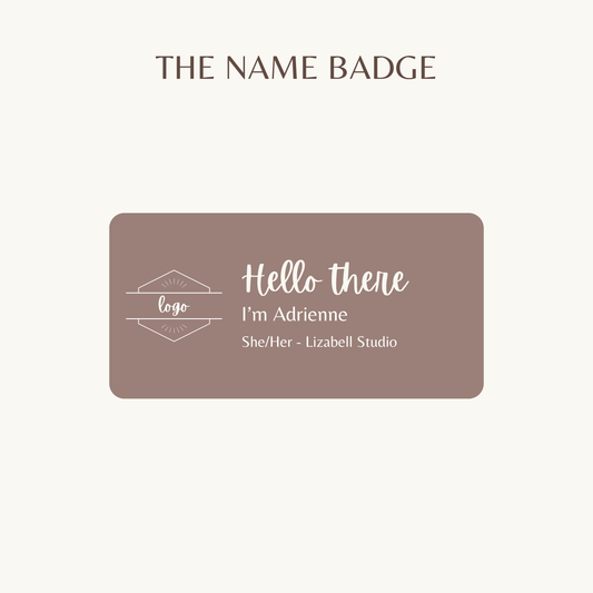 The Name Badge - Customizable Name Tag