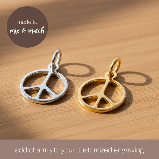 Peace & Love Charm