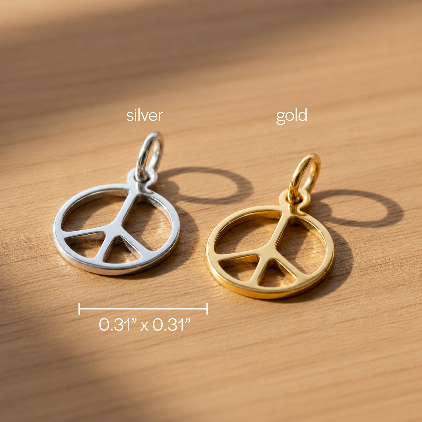 Peace & Love Charm