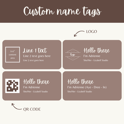 The Name Badge - Customizable Name Tag