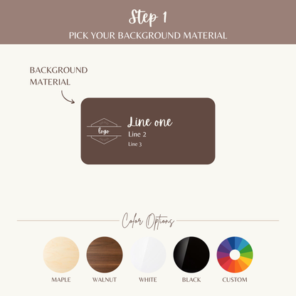 The Name Badge - Customizable Name Tag