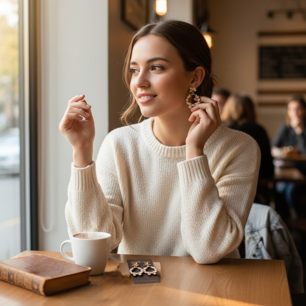 Whimsical Wreath Earrings
